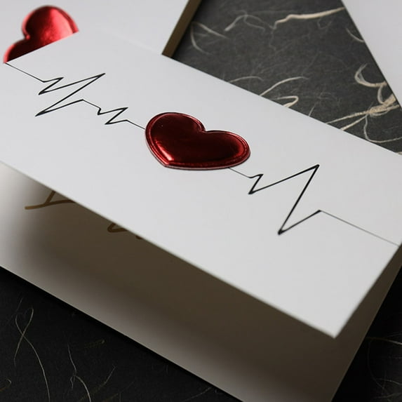 Gifts For Valentines Day DIY Leather Love Three-dimensional Greeting Card I Love Your Heart Border Valentine Day Greeting Card Qixi Card Funny Anniversary Card