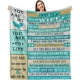 thumbnail image 1 of Gifts for Wife Birthday,Wife Blanket from husband 60"X50",Wife Birthday Gift,Wife Gifts from Husband,Romantic Anniversary Wedding Gift for Wife Her,Christmas Birthday Gifts for Wife,Wife Throw Blanket, 1 of 6