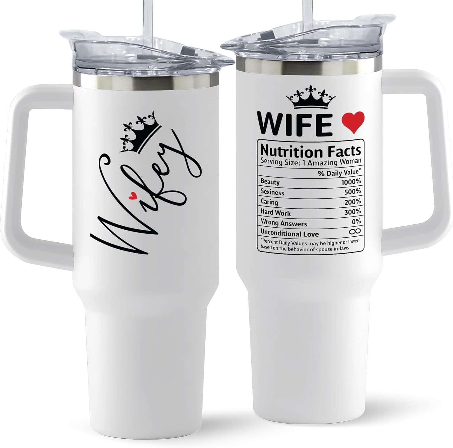 Gifts For Wife From Husband - Wife Gifts - Wedding Anniversary, Wife Birthday Gift Ideas Christmas Gifts Wife Mothers Day Gifts Romantic I Love You Gifts 40 Oz Tum