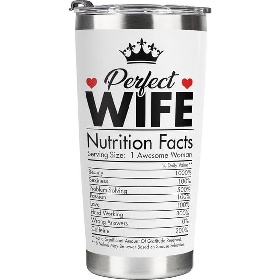 Gifts for Wife from Husband - Wife Gifts - Wedding, Anniversary, Birthday Gifts for Wife Women - Wife Christmas Gift Ideas, Christmas Gifts For Wife, Romantic I Love You Gifts for Her Tumbler 20Oz