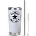 thumbnail image 1 of Gifts for Wife From Husband Worlds Best Wife Ever Gifts 20oz Travel Mugs Cool Valentine''s Day Anniversary Birthday Gifts for Wife Mug Cool Wifey Gifts, 1 of 6