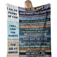 thumbnail image 1 of Gifts for Wife, Wife Birthday Gift Ideas, Gifts for Wife Blanket 60"X50", Anniversary Wedding Gifts for her, Romantic Gifts for her, to My Wife Christmas, Valentine''s Day, Blanket, 1 of 6