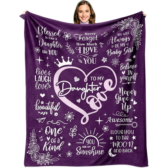 Gifts for Wife, Wife Gifts from Husband, Wife Birthday Gift Ideas, Best Wife Gifts, Wedding Anniversary Romantic Gifts for Her/Wife, I Love You Gifts for Her Throw Blanket 60"X50"