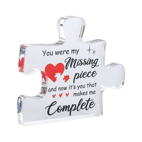 Gifts for Women,Acrylic Puzzle Plaque Signs for Mom,Engraved Plaques Desk Decor Gifts for Bestie,Birthday Appreciation Grateful Gifts for Family BFF Friendship