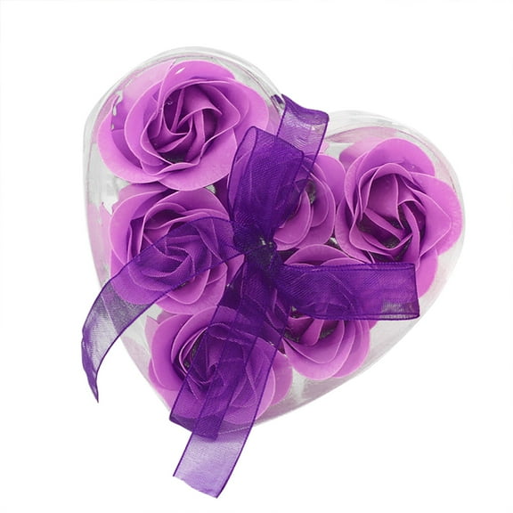 Gifts for Women Birthday Christmas Purple Rose Forever Flower in Heart Shape Box Preserved Roses Gift for Her Preserved Flowers for Her,Grandma,Women,Wife,Anniversary,Valentines,Mothers Day