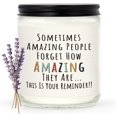 thumbnail image 1 of Gifts for Women, Birthday Women- You're Amazing Candle- Friendship/Thank You/Inspirational Gift Woman Her Friend Teacher Mom Girlfriend Sister Bestie Lavender, 1 of 3