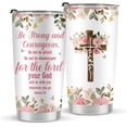 thumbnail image 1 of Gifts for Women, Mom, Friend, Christian Tumbler Gifts for Women, Religious Gifts, Inspirational Gifts for Women, Mothers Day, Birthday Gifts for Her - 20oz Faith God Tumbler, 1 of 6