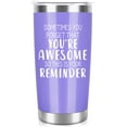 thumbnail image 1 of Gifts for Women Her Mom Friends Wife-20 OZ Tumbler Cup with Straws, Lids- Birthday,Christmas,Valentines Day Inspirational Purple Gifts Stocking Stuffers for Best Friend Female Sister Daughter Coworker, 1 of 1