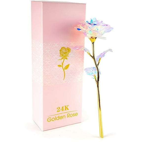 Gifts for Women, Mom Gifts Galaxy Rose Enchanted Crystal Flower Gift Mothers Day Rose Gifts from Daughter Present Ideas Birthday Gifts for Women Wife Daughters Sister Girlfriend
