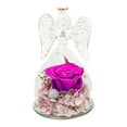 thumbnail image 1 of Gifts for Women Preserved Rose Forever Flower Eternal Roses in Glass Angel Figurines Fresh Flowers for Delivery Christmas Birthday Gift for Mom Her Wife Grandma on Valentines Day Anniversary, 1 of 7