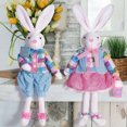 thumbnail image 1 of Gifts for Her Wzzjkit Easter Bunny Easter Decoration Bunny Toys Cute Faceless Doll Carrot Bunny for Easter Party Home Holiday Cute Rabbit Easter Day Gifts Decor, Bunny Stuffed Animals, 1 of 4