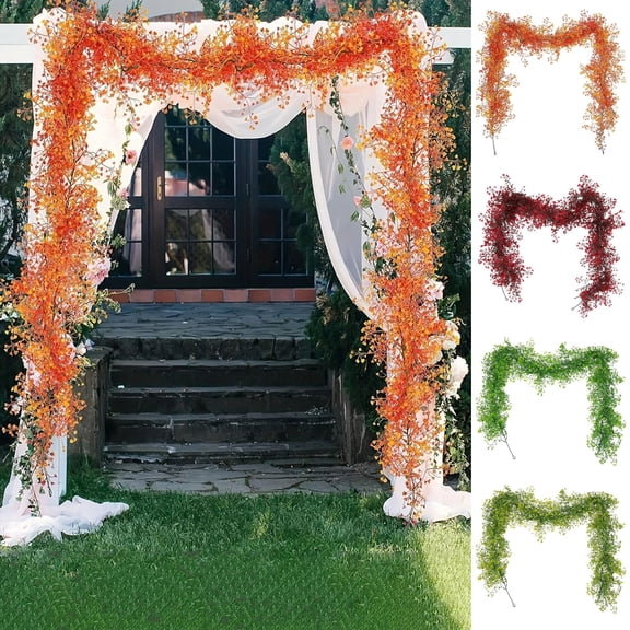 Gifts YYV Artificial Fake Hanging Pumpkin Vine Garland Halloween Decoration Simulation Rattan Wall Decor for Holiday at home party