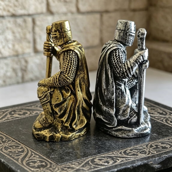 Gifts YYV Medieval Knight Resin Figurine Decorative Sculpture Exquisite Armor Knight Statue Tabletop Art Piece For Home Office Shelf Study Man Cave Collector Gift Decor