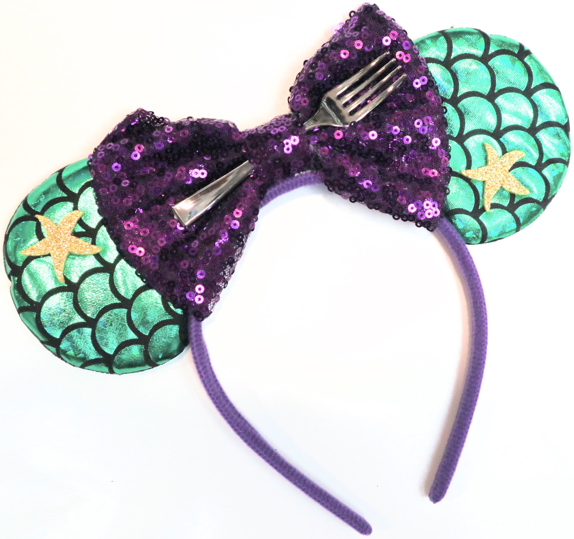 Ariel Minnie Ears Ariel Inspired Minnie Ears | Buy from Pop Creative Designs main image 4
