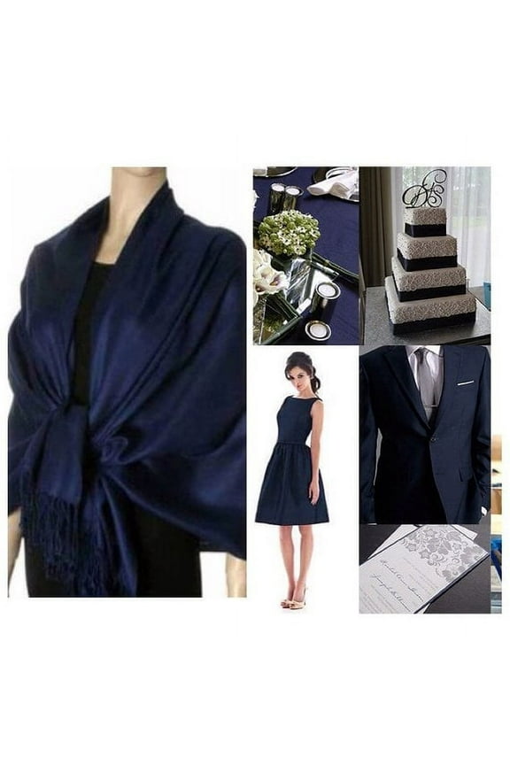 Women's Pashmina Bridal Wrap Scarf Shawl