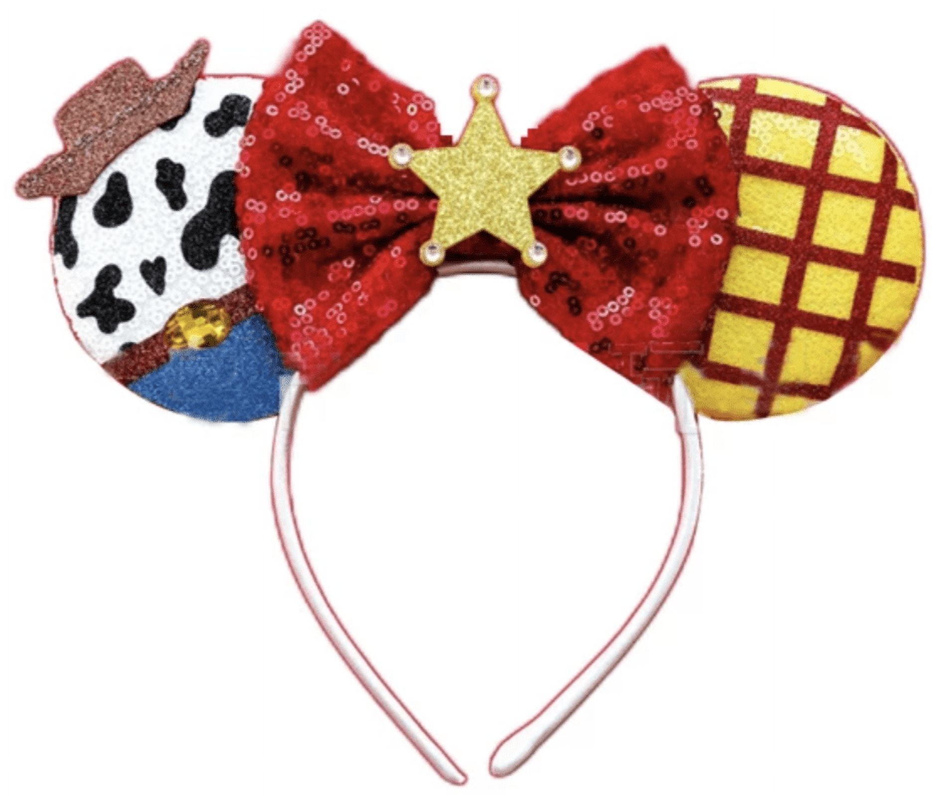 Gifts by RD Woody Toy Story Inspired Minnie Ears, Toy Story Ears, White Ears, Mickey Ears