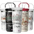 thumbnail image 1 of Gifts for Book Lovers - 30oz Insulated Tumbler with Handle, Leak-proof Lid and Straw, Travel Coffee Mug, Stainless Steel Water Bottle, 1 of 6