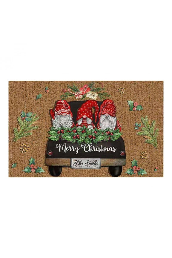 Gifts for Christmas Bidobibo Christmas Outdoor Doormat, Non-slip Christmas Welcome Mats for Front Door Outdoor Entrance 15.7x23.6 inch
