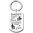 thumbnail image 1 of Gifts for Dad Fathers Day Birthday Christmas Keychain Gifts from Son Daughter, 1 of 5