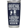 thumbnail image 1 of Gifts for Dad from Daughter, Son, Kids - Dad Gifts for Christmas, Fathers Day - Present for Dad - Birthday Gifts for Dad - Dad Tumbler 20oz, Navy, 1 of 6