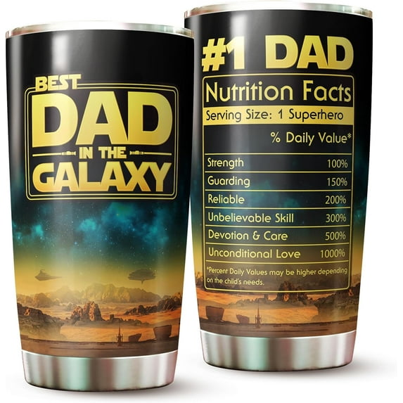 Gifts for Dad on Fathers Day, Christmas - Dad Tumbler - Dad Gifts from Daughter, Son - Dad Cup - Dad Mug - Gifts for Dad, Fathers - Best Dad Cup