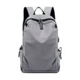 thumbnail image 1 of Gifts for Family Men Backpack 17.3 In USB Charging Laptop Computer Bag Casual Business Gray, 1 of 6