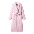 thumbnail image 1 of Gifts for Her Bathrobe for Women Fuzzy Women's Nightgowns & Sleepshirts Oversize Cozy Women's Robes House Womens Robe Pink, 1 of 7