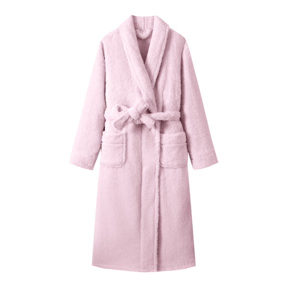 Gifts for Her Bathrobe for Women Fuzzy Women's Nightgowns & Sleepshirts Oversize Cozy Women's Robes House Womens Robe Pink