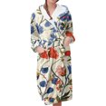 thumbnail image 1 of Gifts for Her Bathrobe for Women Fuzzy Women's Nightgowns & Sleepshirts Oversize Cozy Women's Robes House Womens Robe Purple, 1 of 5
