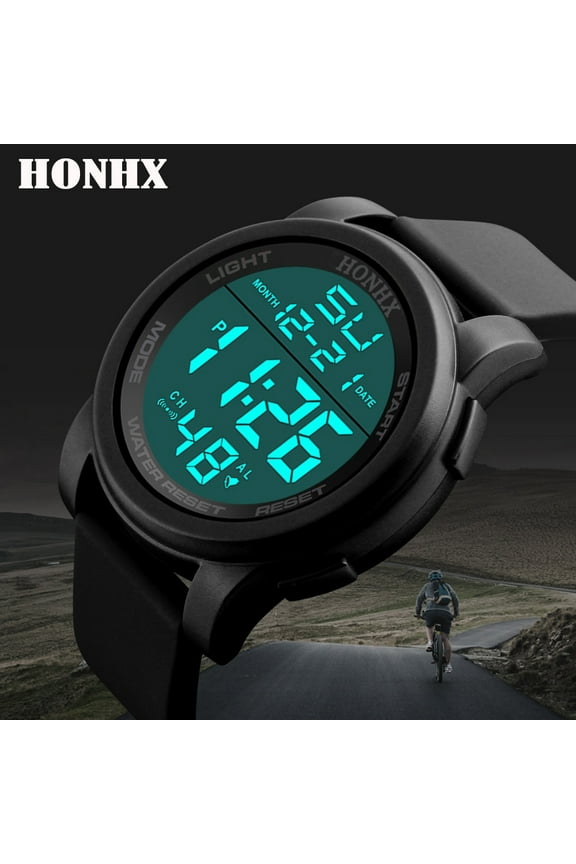 Gifts for Him Feledorashia Watch for Men Valentine's Day Gifts Luxury Men Analog Digital Military Sport LED Waterproof Wrist Watch Clearance