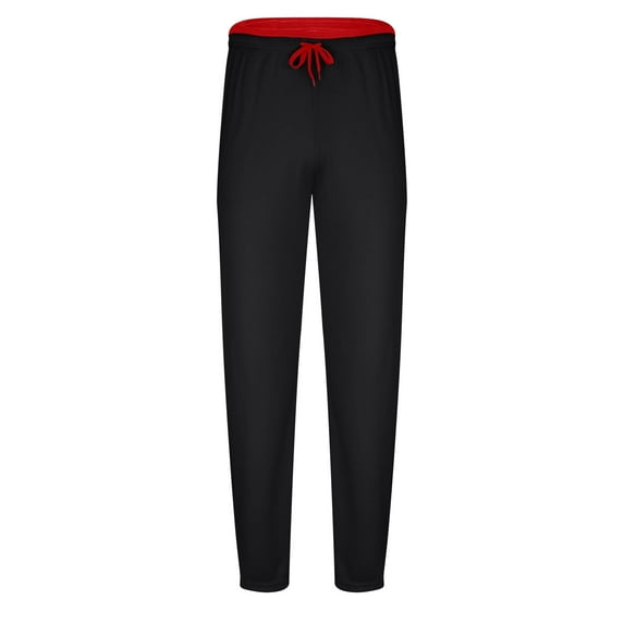 Gifts for Him Nnhblu Black Mens Stretch Pants Drawstring Big and Tall Sweatpants Casual Trousers