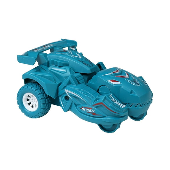 Gifts for Kids Deals! Transforming Dinosaur Toys Dinosaur Transformer Car Toy Pull Back Dino Race Car