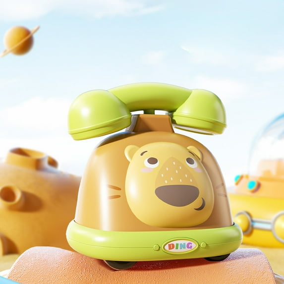 Gifts for Kids! Fwttom Toy Cars, Cute and Phone Powered Car Puzzle Bidirectional Sliding Powered Car