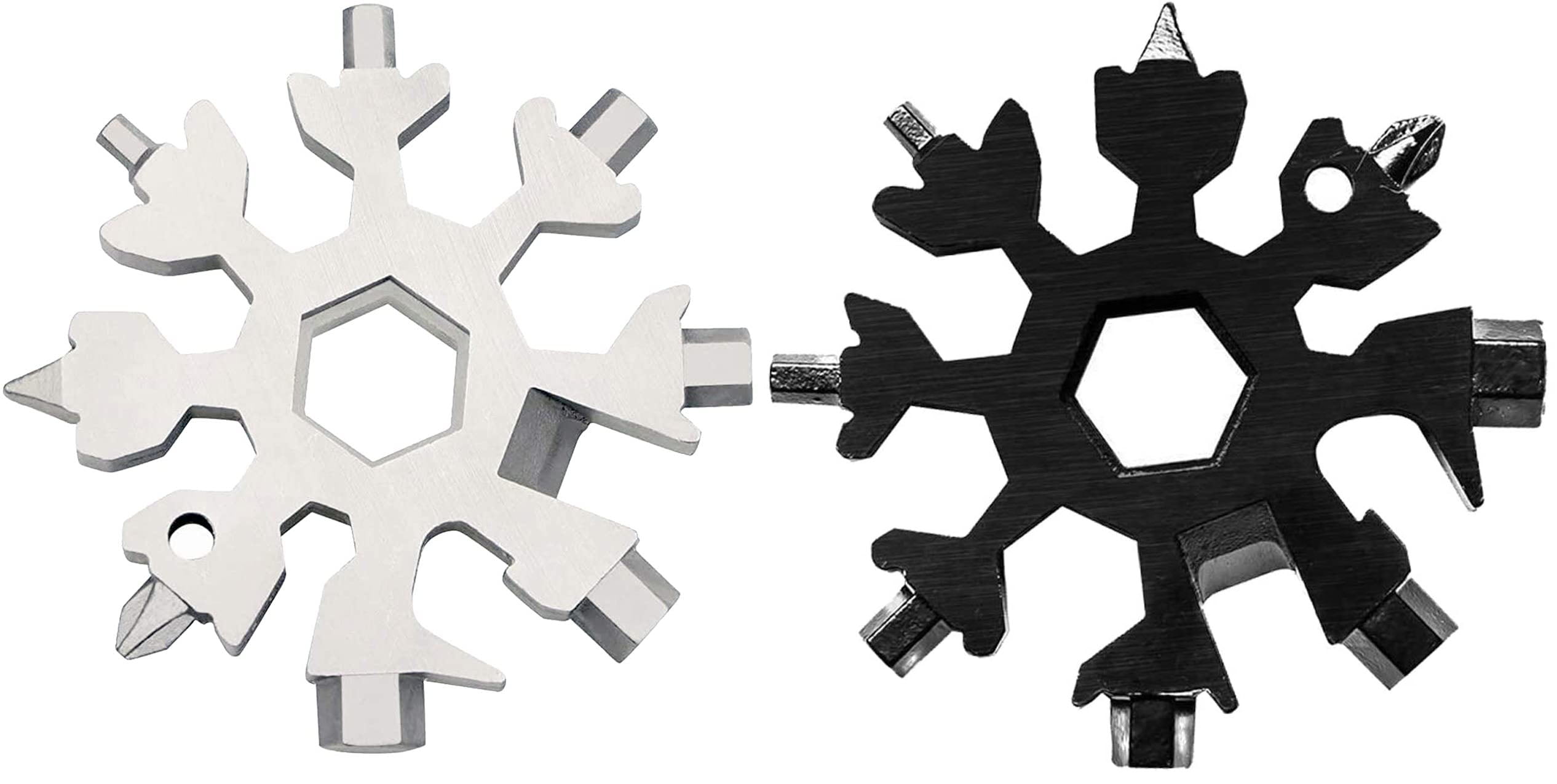 Gifts for Men - 18-in-1 Snowflakes Multi-Tool, Gadgets for Men, Christmas  Gifts, Cool Tool Small Gift for Men, Papa (2Pack)
