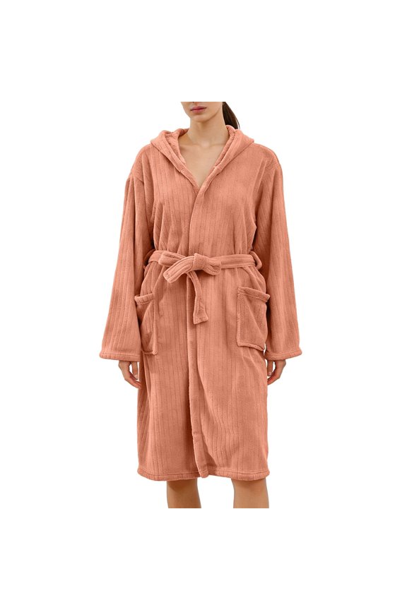 Gifts for Mom Bathrobe for Women Fleece Women's Nightgowns & Sleepshirts Oversize Cozy Women's Robes House Womens Robe Light Yellow