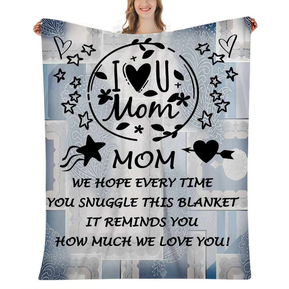 Gifts for Mom,Bed Blanket Plush Blanket Fleece Blanket for Bed and
