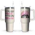 thumbnail image 1 of Gifts for Mom Best Mom Ever 40 oz Tumbler with Handle Coffee Mug Drinking Cup Mothers Day Birthday Christmas Gifts from Daughter Son, 1 of 1