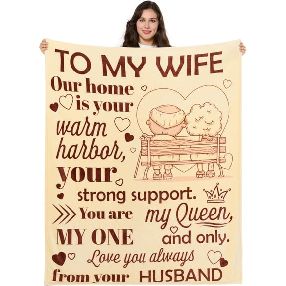 Gifts for Mom Birthday Mother's Day - to My Mom Blanket Gift from Daughter Son - Soft Flannel Throw Blanket Presents for Mother Christmas 50" x 60"