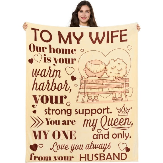 Gifts for Mom Birthday Mother's Day - to My Mom Blanket Gift from Daughter Son - Soft Flannel Throw Blanket Presents for Mother Christmas 50" x 60"