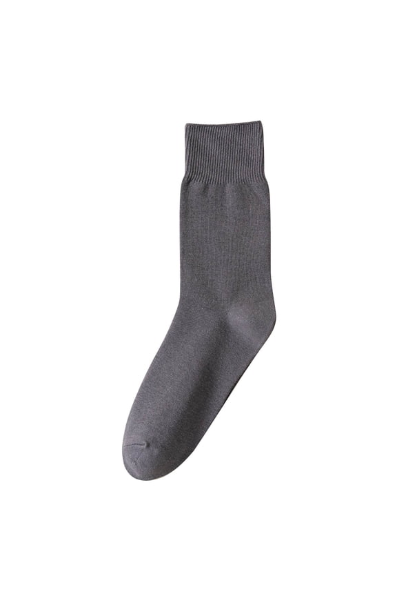 Gifts for Mom Crew Socks for Women Low Cut Scrunch Fleece Sleep Running Trendy in 2026 Women's Socks Dark Gray