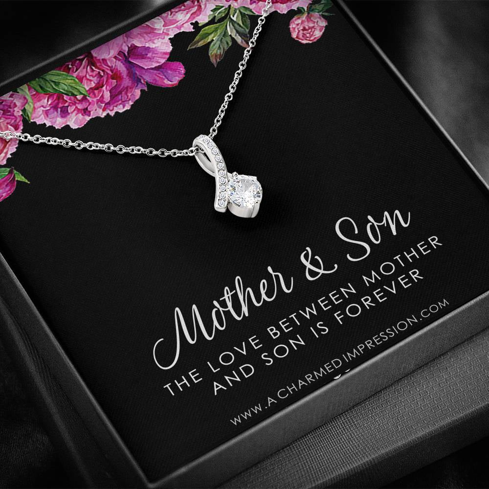 Mothers Day From Son Gift, Mother Son Necklace, Infinity Necklace, Eternity  Necklace, Mother and Son Jewelry, Sterling Silver Necklace - Etsy