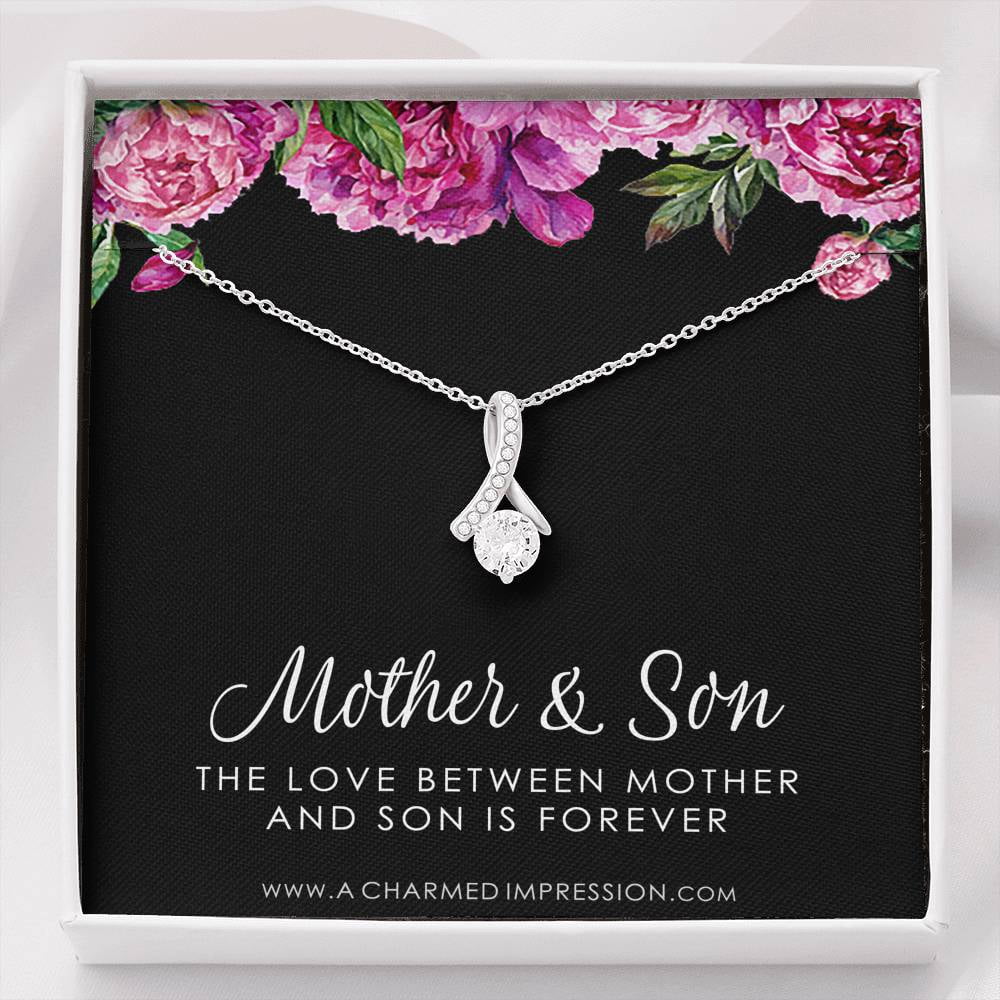 Mom Necklace, Mother & Son Necklace, Mom Gifts From Son, Gift For Mom -  Sayings into Things