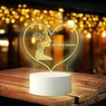 thumbnail image 1 of Gifts for Mom LED Acrylic 3D Illusion Night Lamp with Touch Sensor Warm White Light USB Battery Powered Home Decor for Mothers Day, 1 of 6
