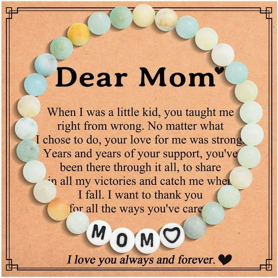 Gifts for Mom Mama Grandma Grammy Granny Gigi Mimi Nonna, Beaded Bracelets Birthday Mothers Day Christmas Jewelry Gifts for Women
