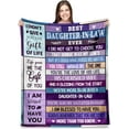 thumbnail image 1 of Gifts for Mom, Mom Gifts for Mother Day from Daughter Son, Mom Birthday Gifts Ideas, Best Mom Ever Gifts, Mom Gifts Blanket 50"x60", 1 of 5
