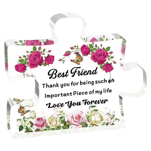 Gifts for Mom Mother Birthday Gifts Acrylic Puzzle Block Piece Presents for Mom