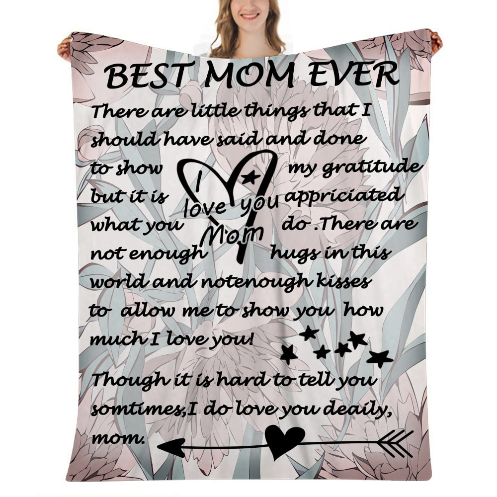 Gifts for Mom from Son, to Mom Birthday Christmas , Soft Flannel Mothe –  TURMTF
