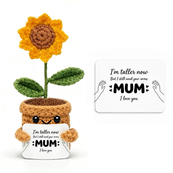 Gifts for Mum - Mum Birthday Gifts, Handmade Sunflower Doll Gift from Daughter Son, Gift for Stepmum, Mother-in-law - Artistic