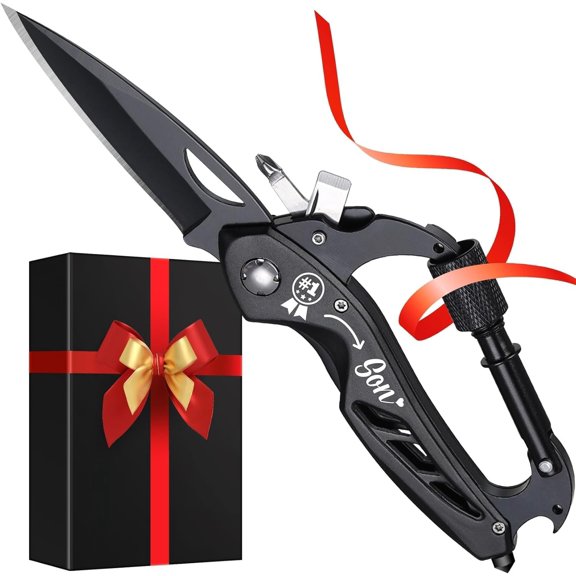 Gifts for Son, Son Gifts from Mom, Sons Birthday Christmas , Stocking Stuffers, Sons Camping , EDC Multitool