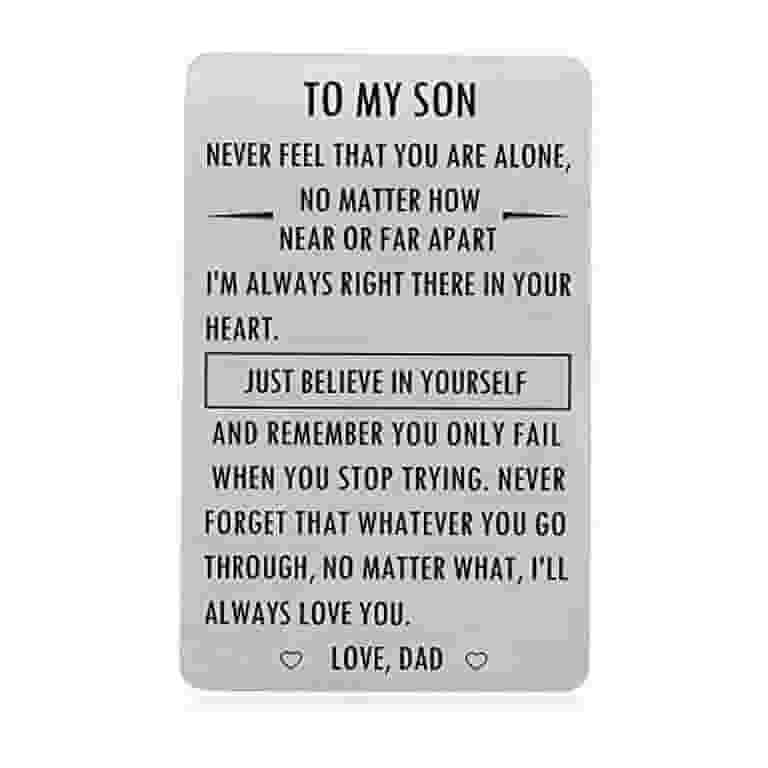 You are not alone I'll be with you {10th Anniversary Verse Card} You are not alone I'll be with you {10th Anniversary Verse Card}